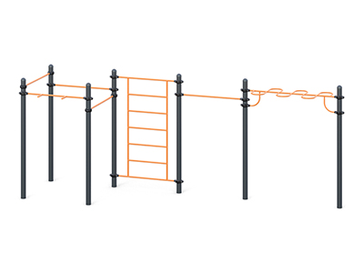 Уличный комплекс для воркаута W-01-003
