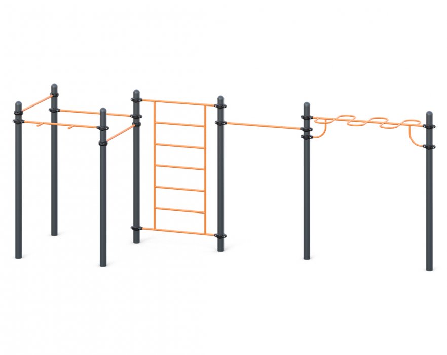 Уличный комплекс для воркаута W-01-003