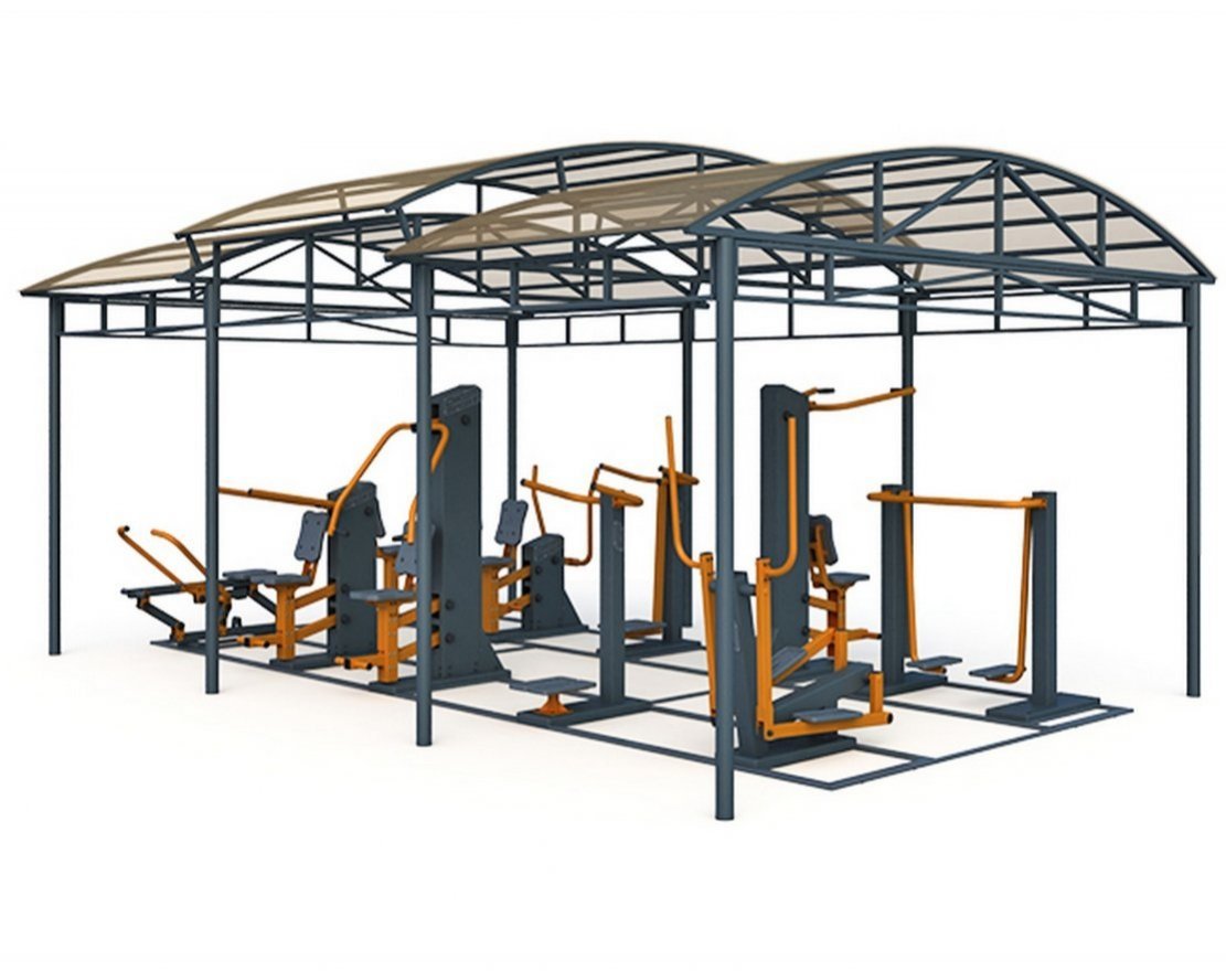 Теневой навес ТРК-1.1 (без тренажеров)